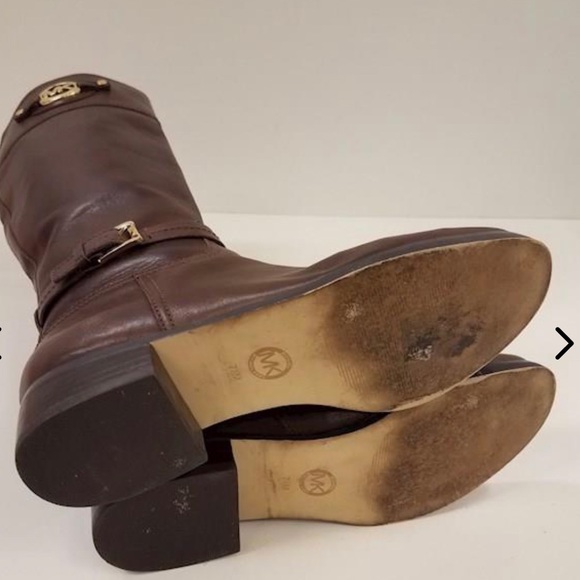 Michael kors leather riding boots - Picture 4 of 5